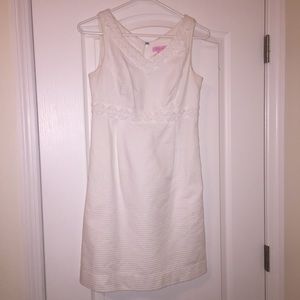 Lilly Pulitzer White Eyelet Shift Dress